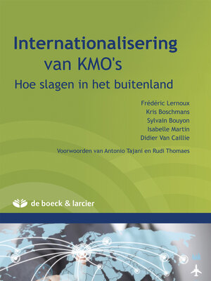 cover image of Internationalisatie van KMO's